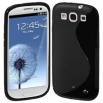 Силиконов гръб ТПУ S-Line за Samsung i9300 Galaxy S3 Черен